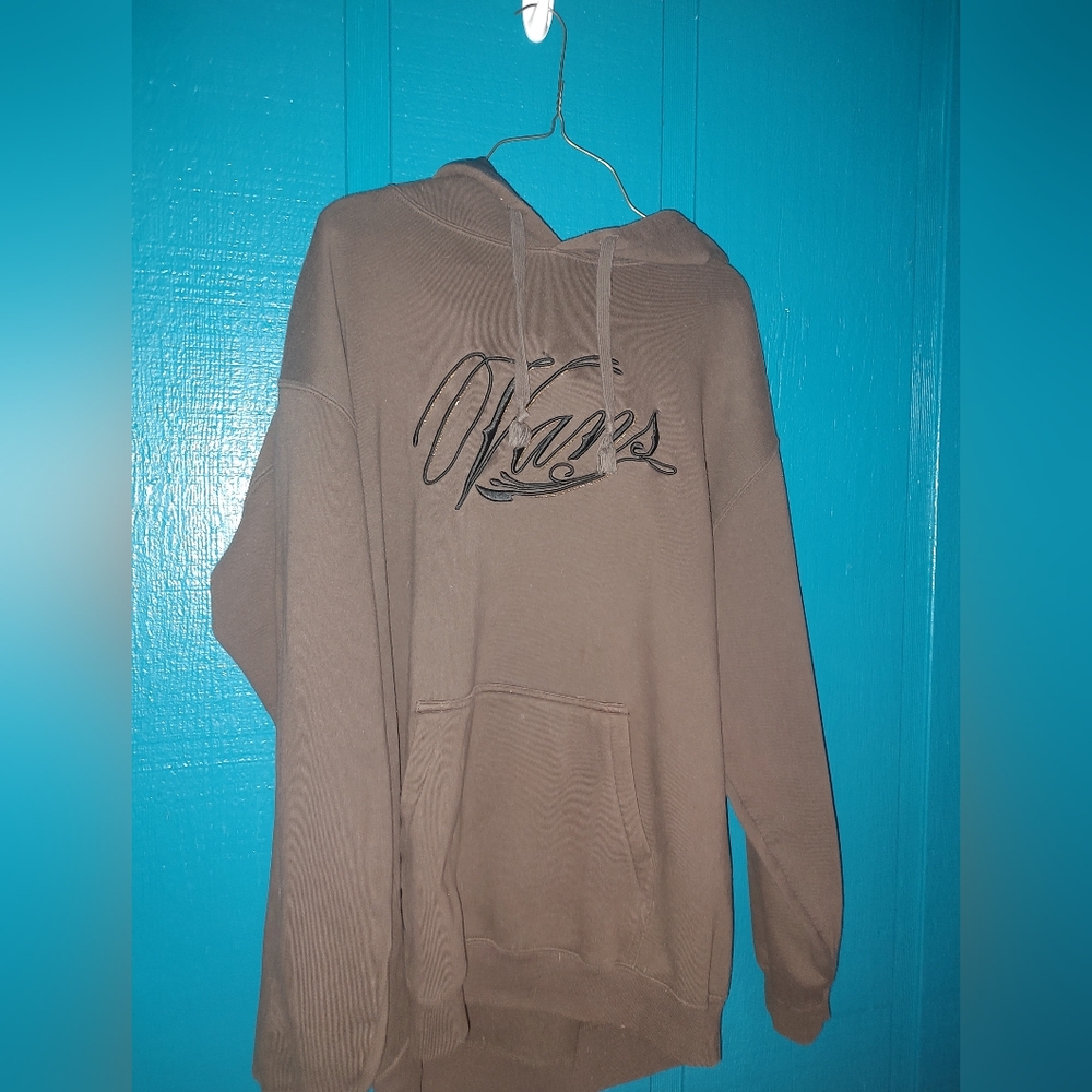 Vintage Vans Brown Hoodie 2Xl